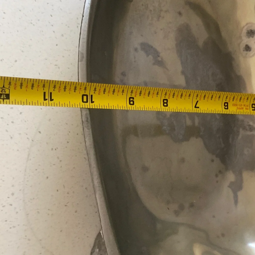 Arthur Court Pewter Rabbit Footed Serving Bowl Carrot‎ Handles 18.5 Inch Easter